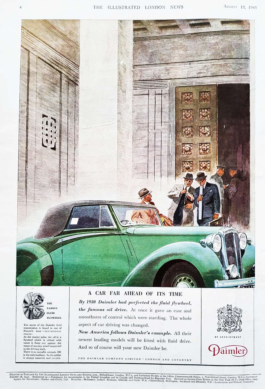advert daimler car